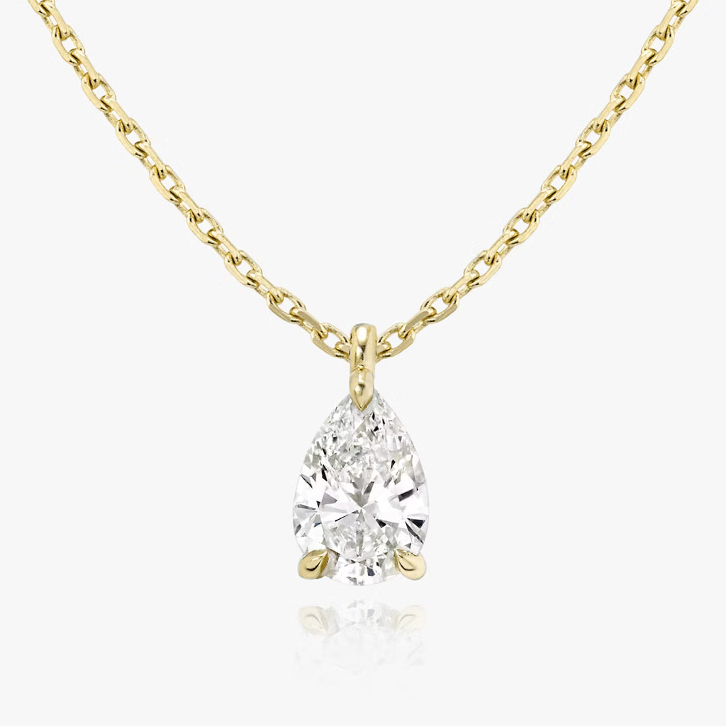 Pear Shape Solitarie Pendant