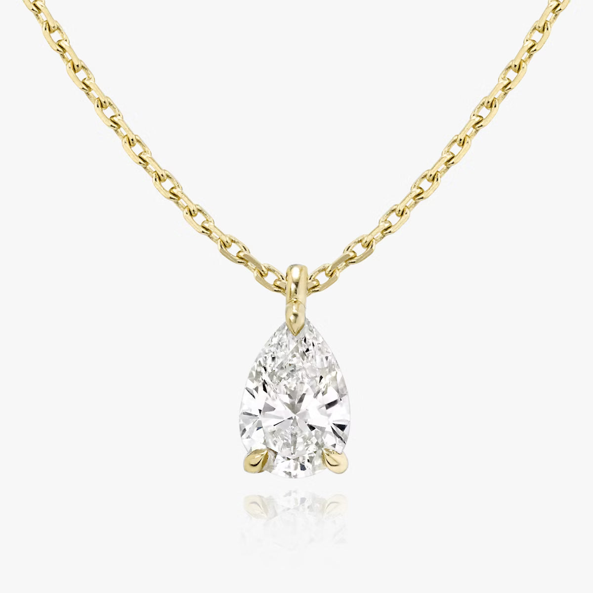 Pear Shape Solitarie Pendant