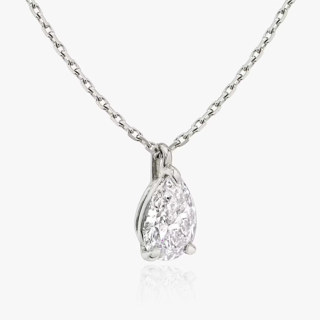 Pear Shape Solitarie Pendant