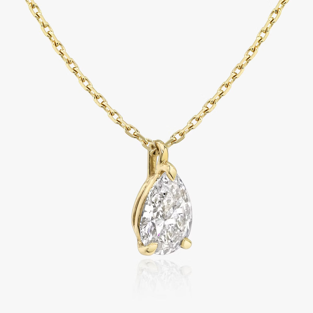 Pear Shape Solitarie Pendant