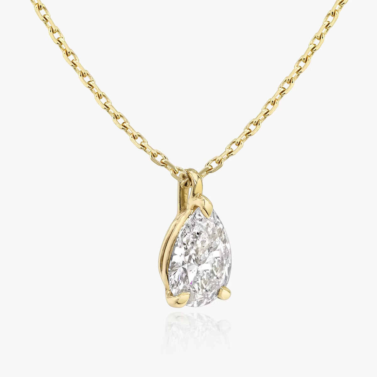 Pear Shape Solitarie Pendant