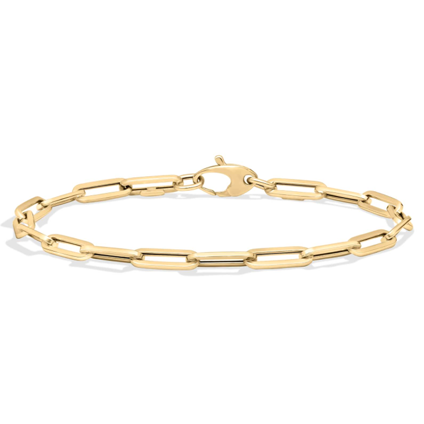 Unisex 4mm Paper Clip Bracelets ( 7.5" - 8")