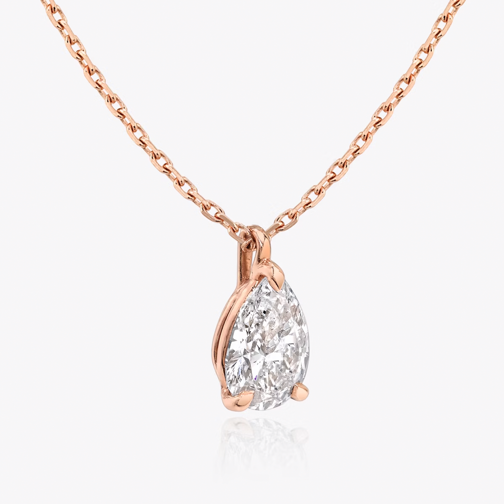 Pear Shape Solitarie Pendant