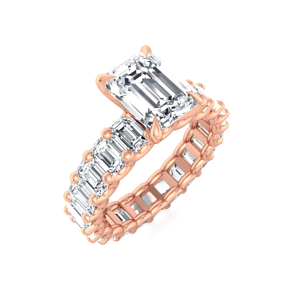 10 to 15 Carats Eternity Engagement/Anniversary Ring