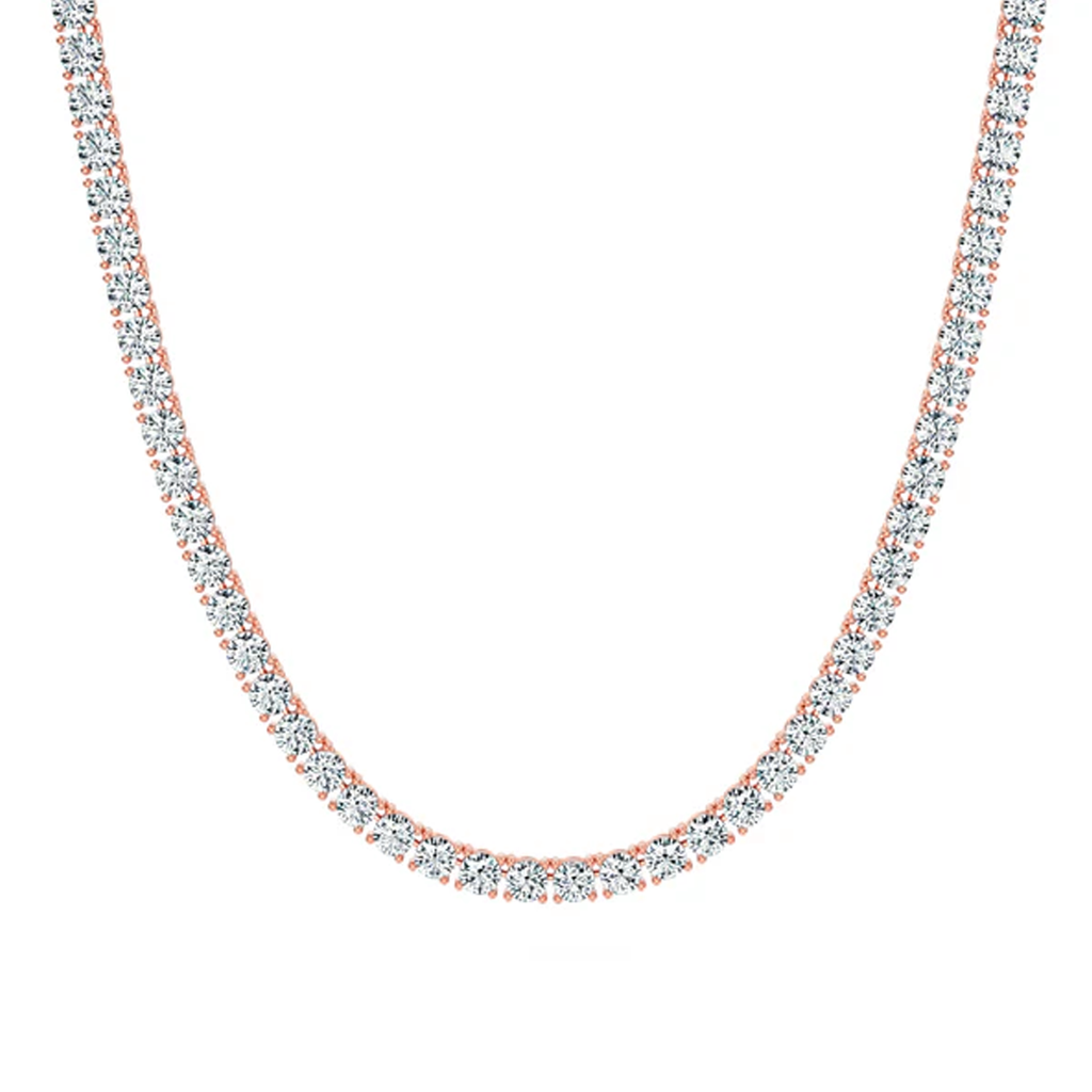 14K Mens Tennis Necklace