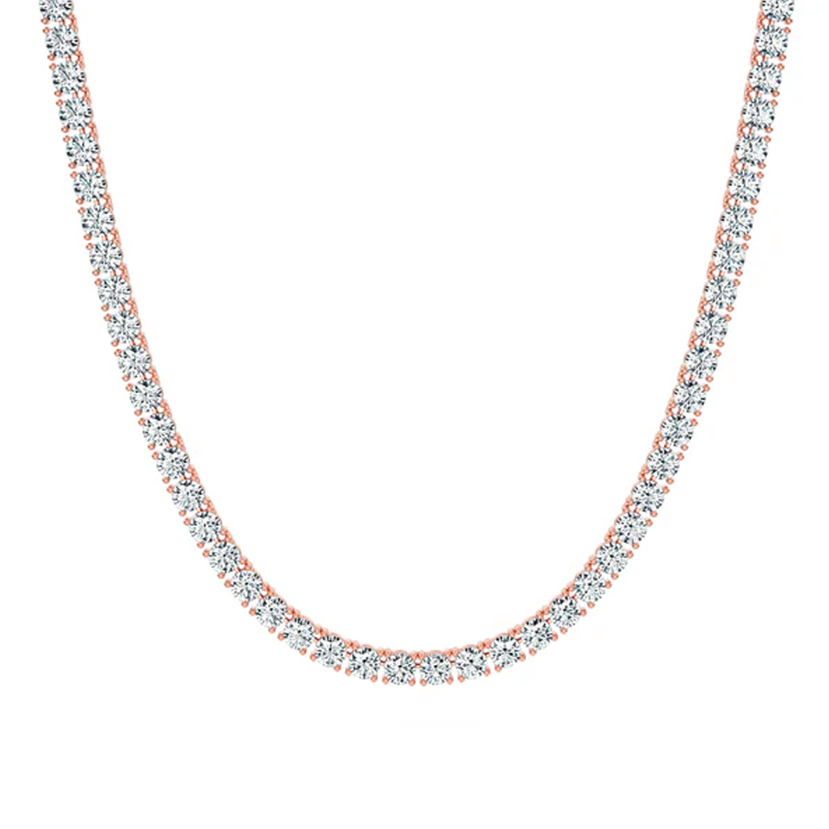 14K Mens Tennis Necklace