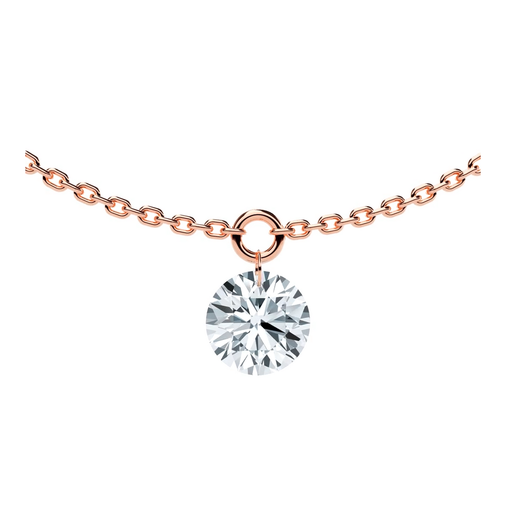 3-5 Stone Floating Station Necklace