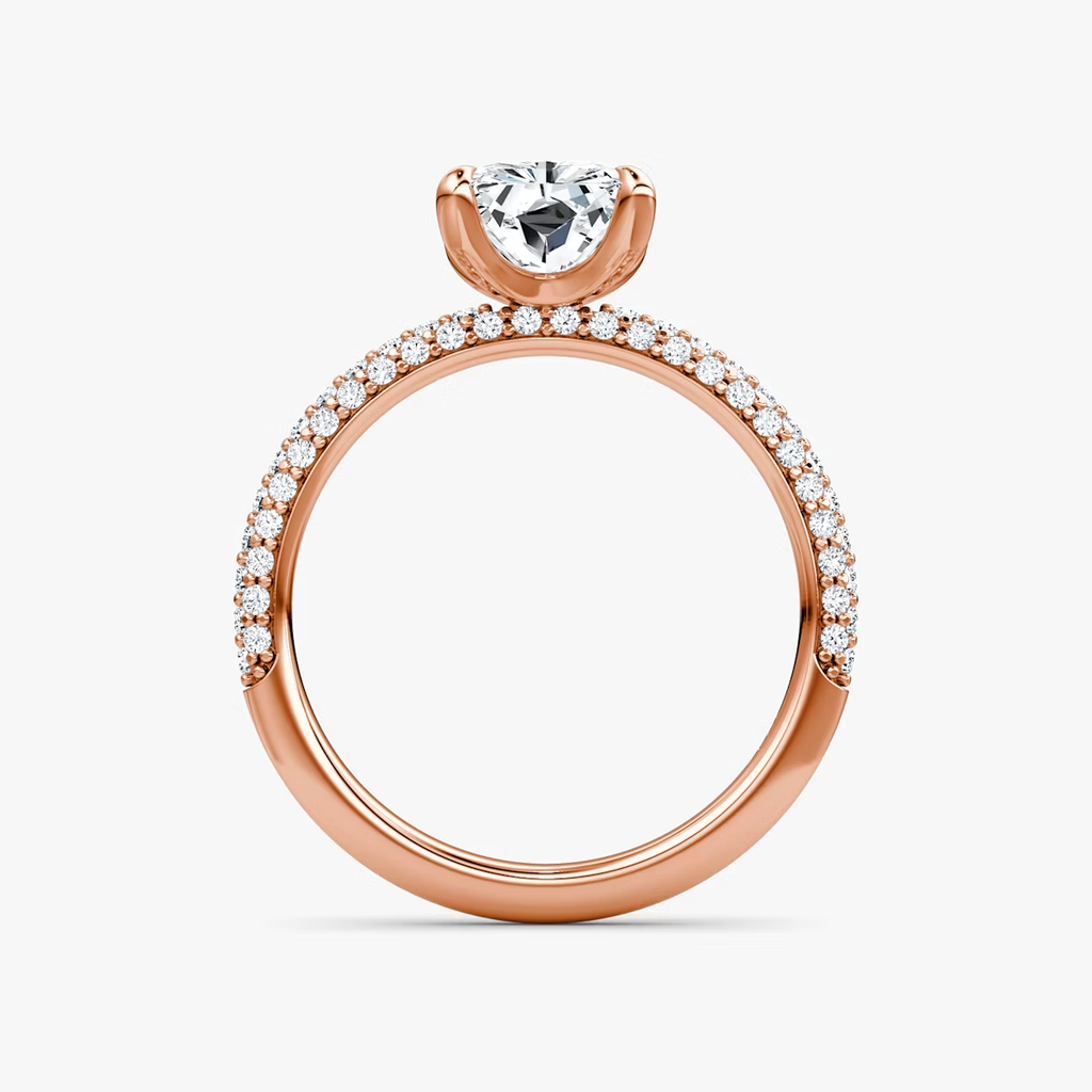 Radiant Cut Lab Grown Engagement Ring