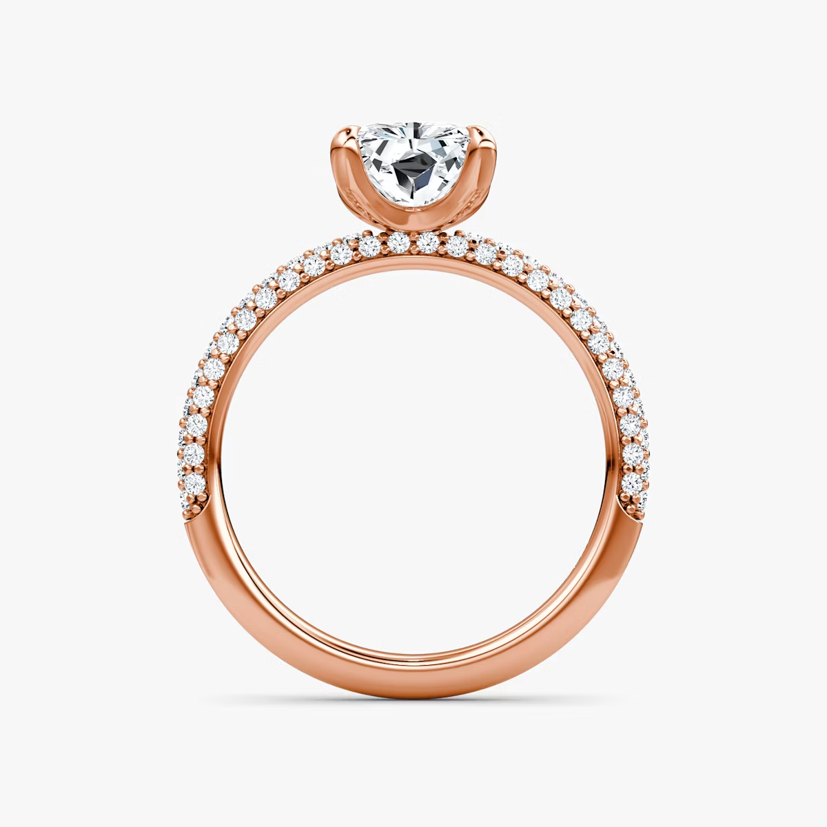 Radiant Cut Lab Grown Engagement Ring