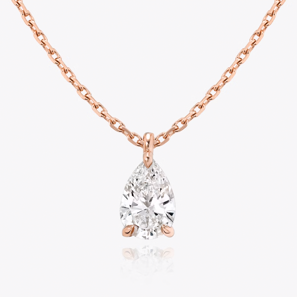 Pear Shape Solitarie Pendant