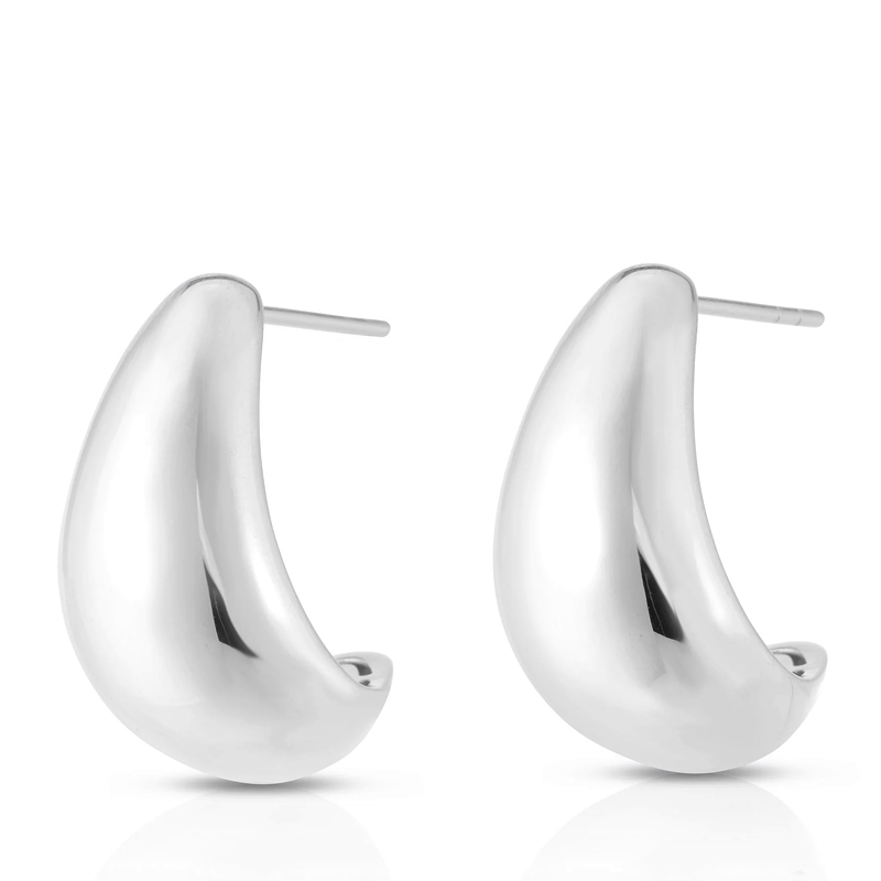 14K Solid Gold Cloud Earrings (bast seller)