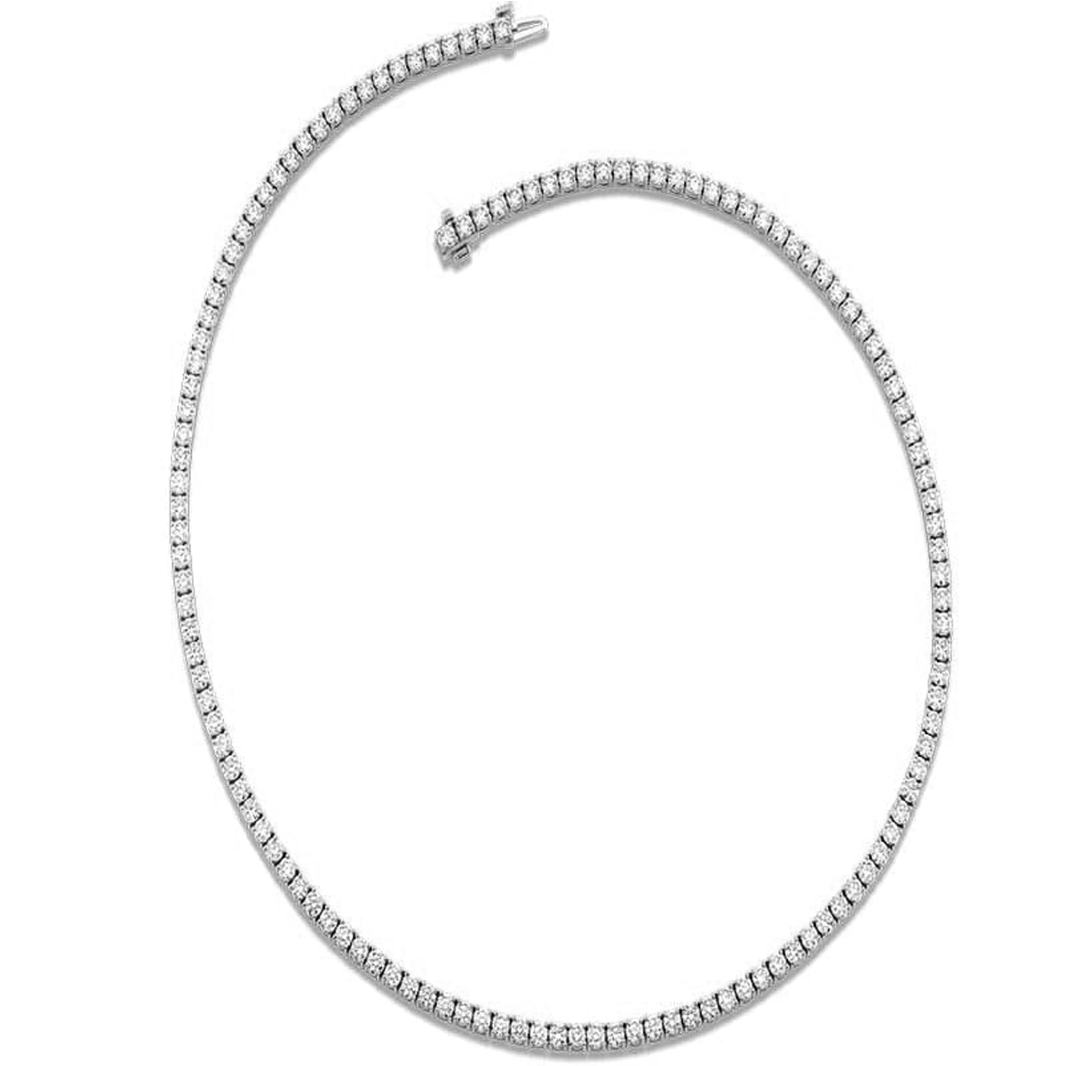 14K Mens Tennis Necklace