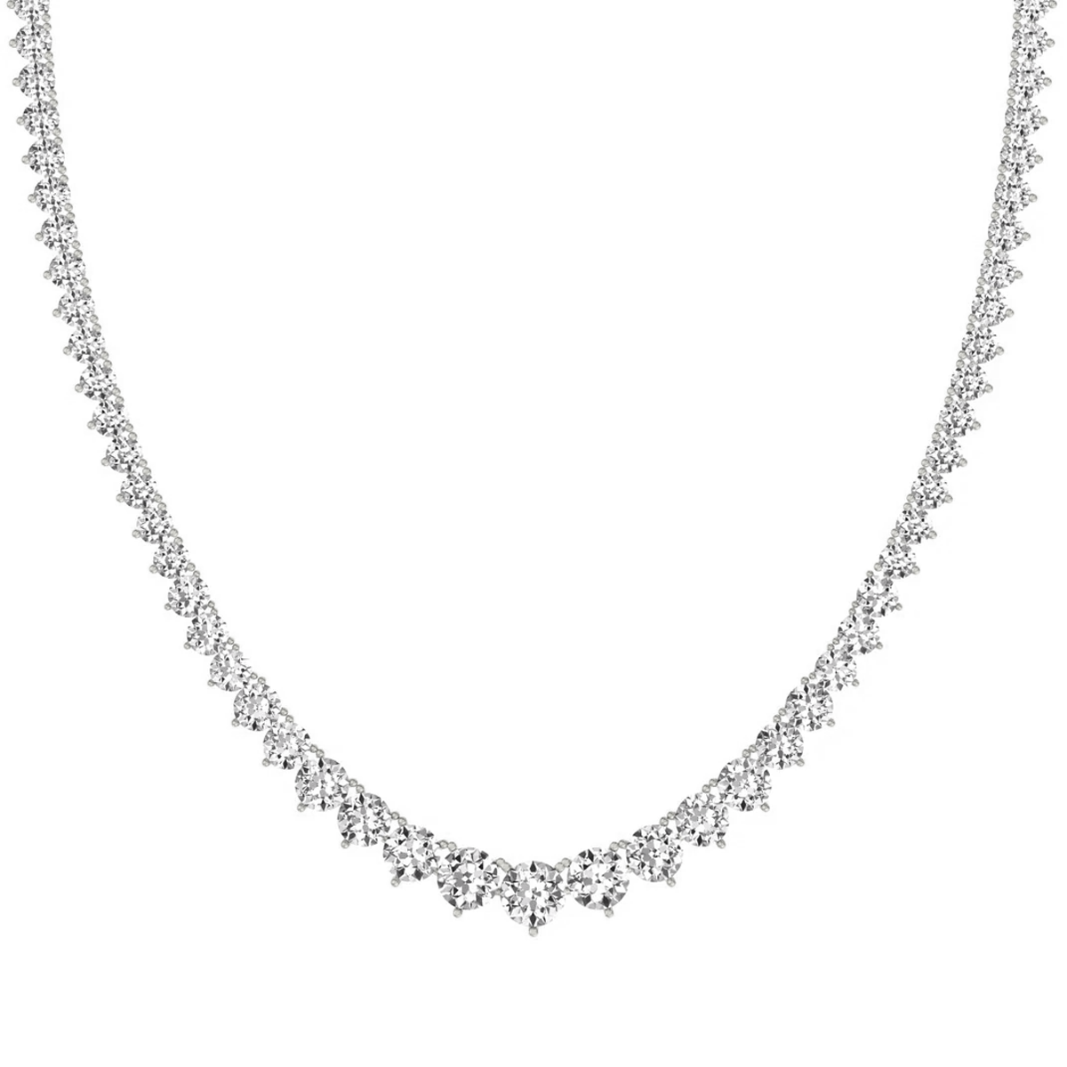 Graduated,Riviera Tennis Necklace