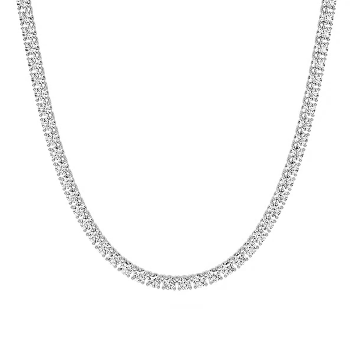 14K Mens Tennis Necklace