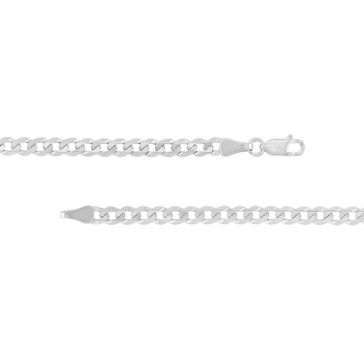14K Gold Curb Chain Necklace & Bracelet