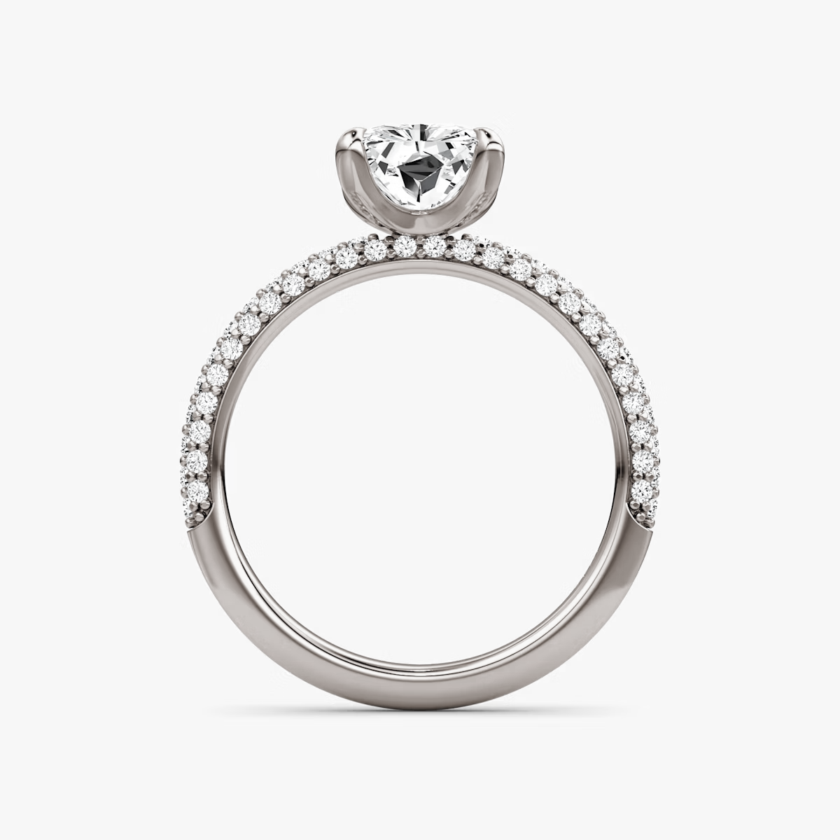 Radiant Cut Lab Grown Engagement Ring