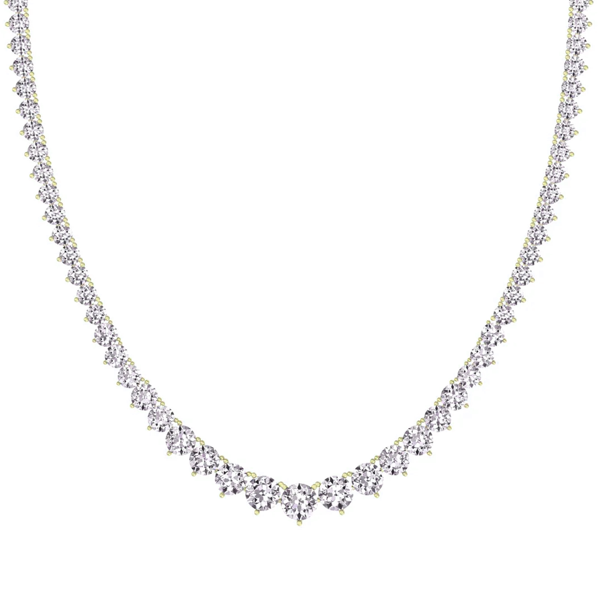 Graduated,Riviera Tennis Necklace