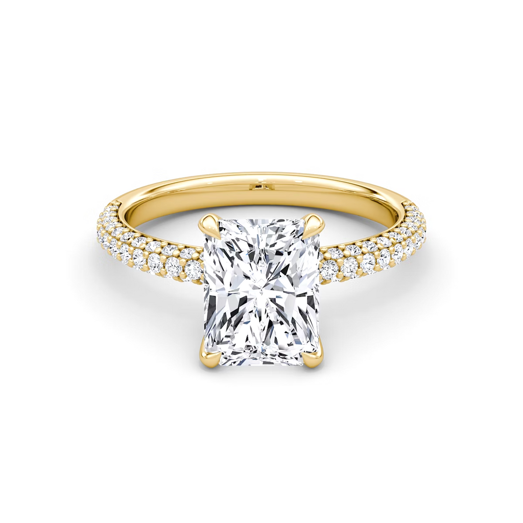 Radiant Cut Lab Grown Engagement Ring