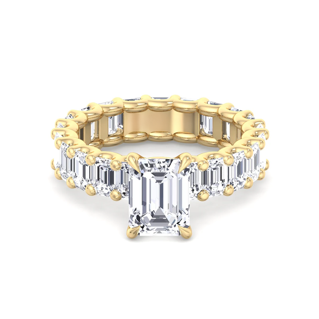 10 to 15 Carats Eternity Engagement/Anniversary Ring