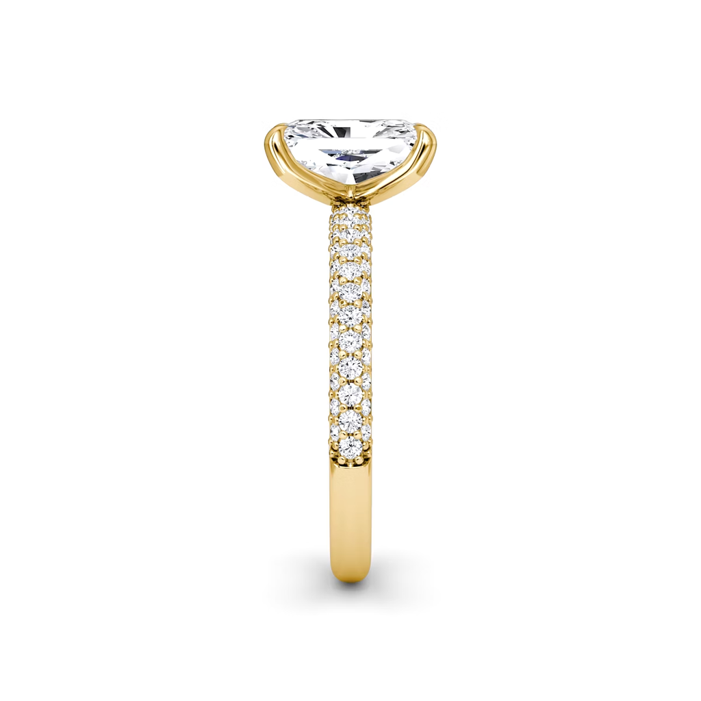 Radiant Cut Lab Grown Engagement Ring