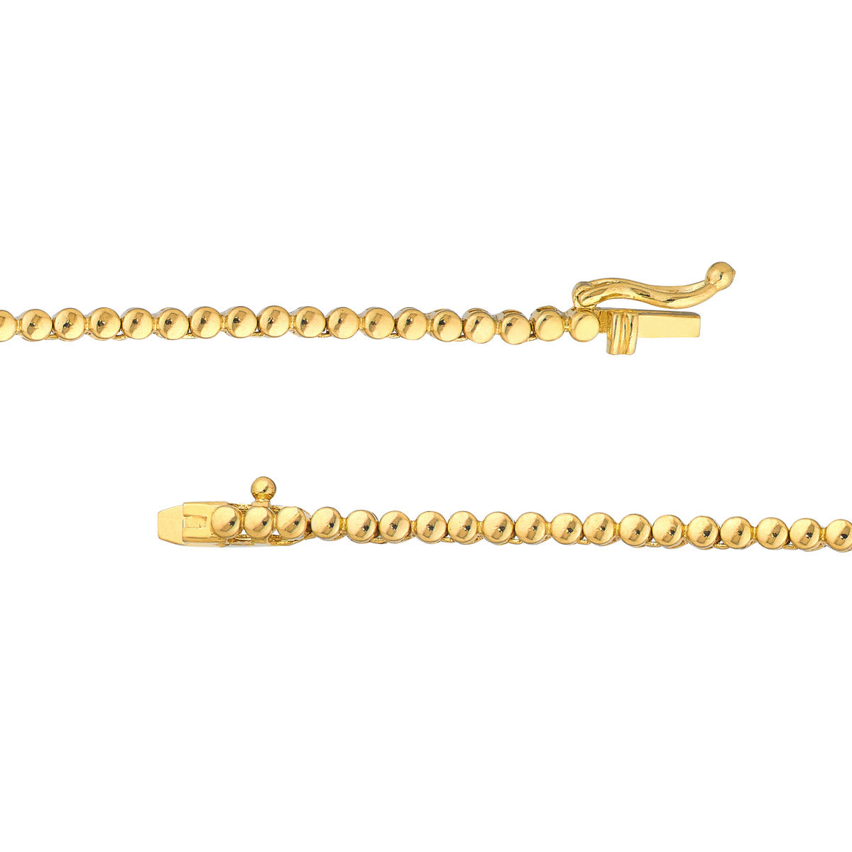 Natural Diamond Graduated Half Tennis Necklace (3-1/4tcw)