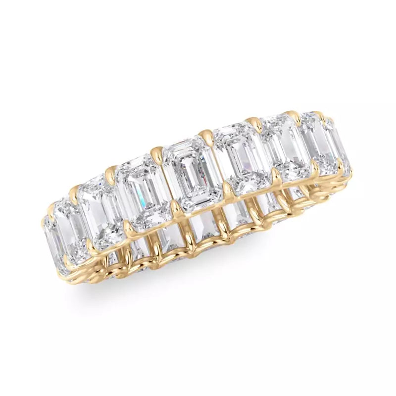 Emerald Cut Eternity Band (LAB)