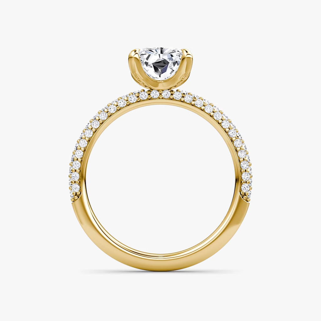 Radiant Cut Lab Grown Engagement Ring