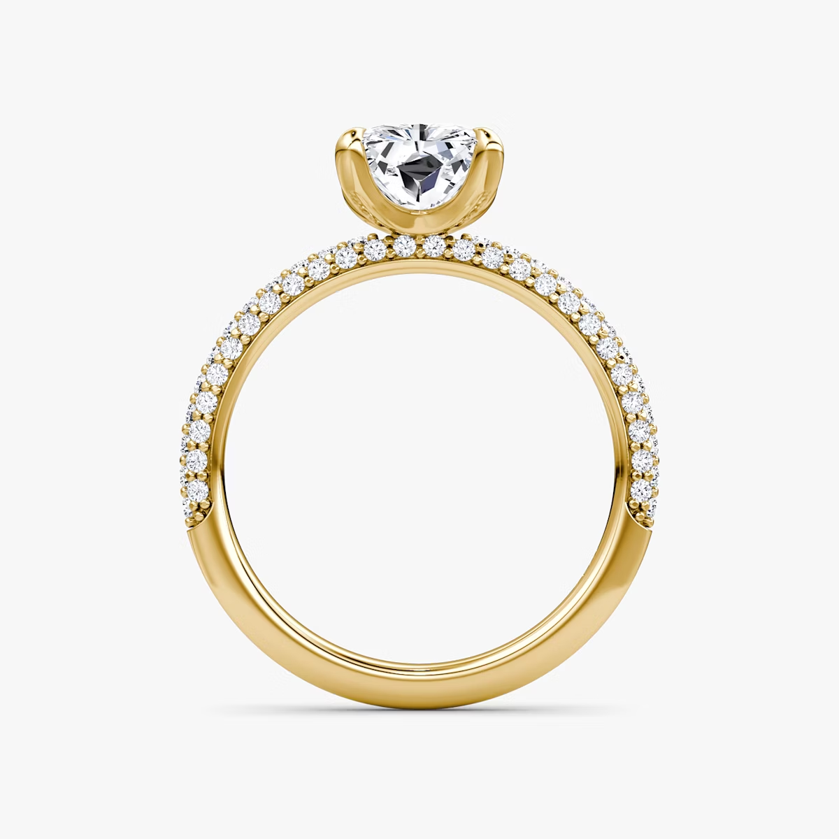 Radiant Cut Lab Grown Engagement Ring