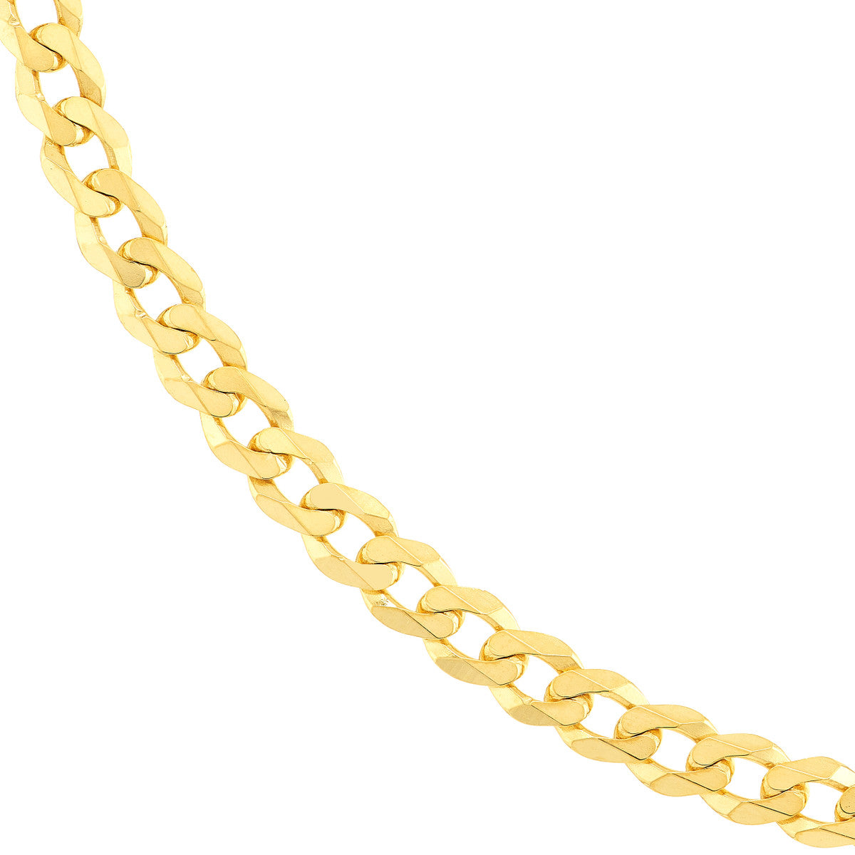 14K Gold Curb Chain Necklace & Bracelet